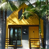 Venice Beach Contemporary Castle Designed by Architect Kenneth M. Williams - Front Entry Way